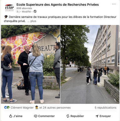 Gestionnaires sinistres en observation Détective privé filature surveillance